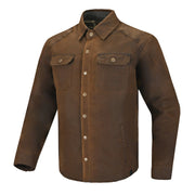 Cortech Rambler Wax Cotton Riding Jacket in Black, front view