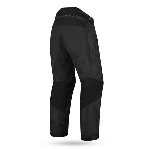 Tourmaster Overpant Evo motorcycle pants in black, rear view