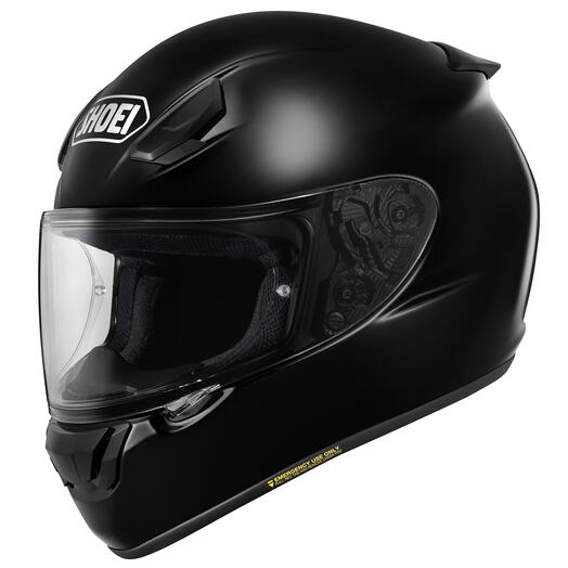 SHOEI RF SR 2 Gloss Black full face motorcycle helmet side view