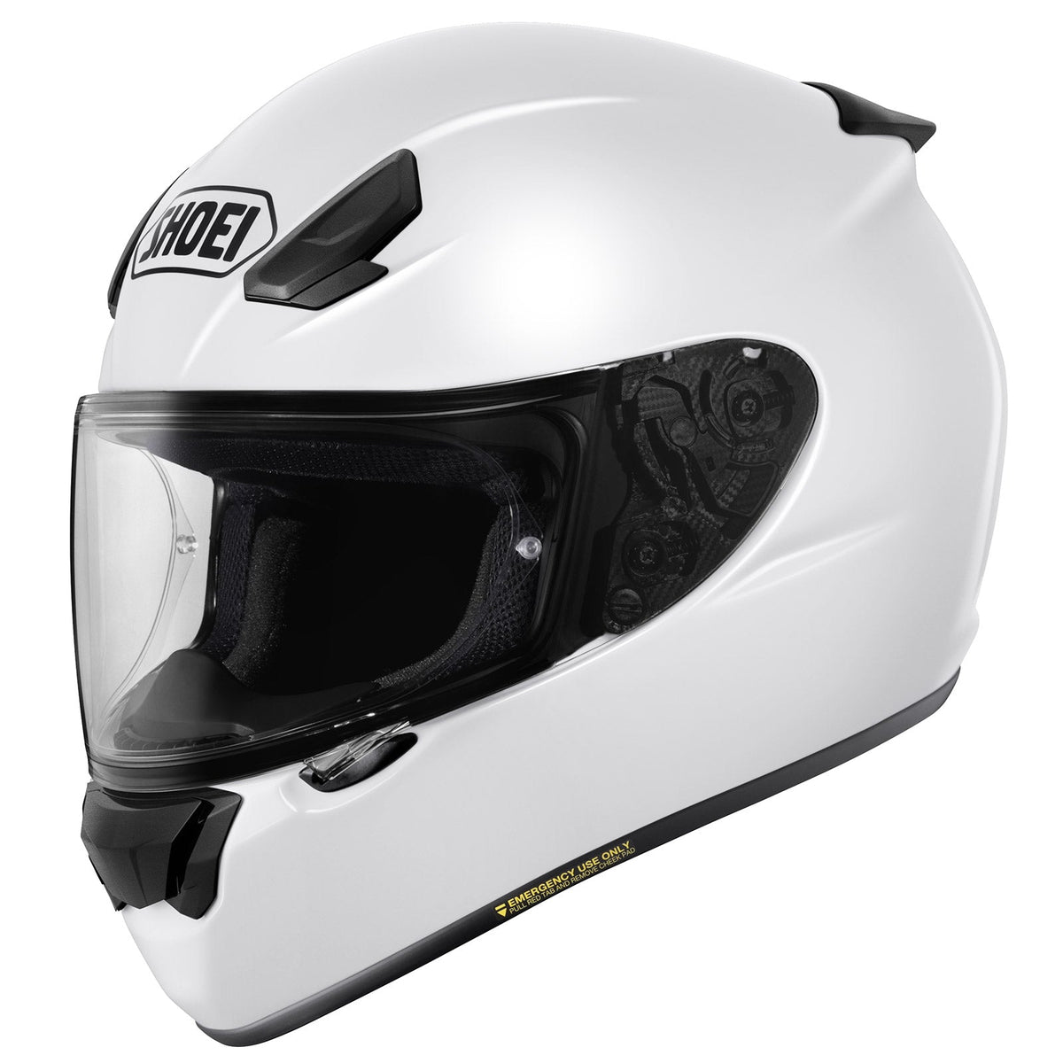 SHOEI RF SR 2 White full face motorcycle helmet side view