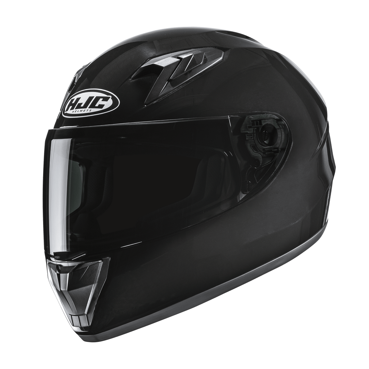 HJC Y10 youth helmet in Metal Black, front product view