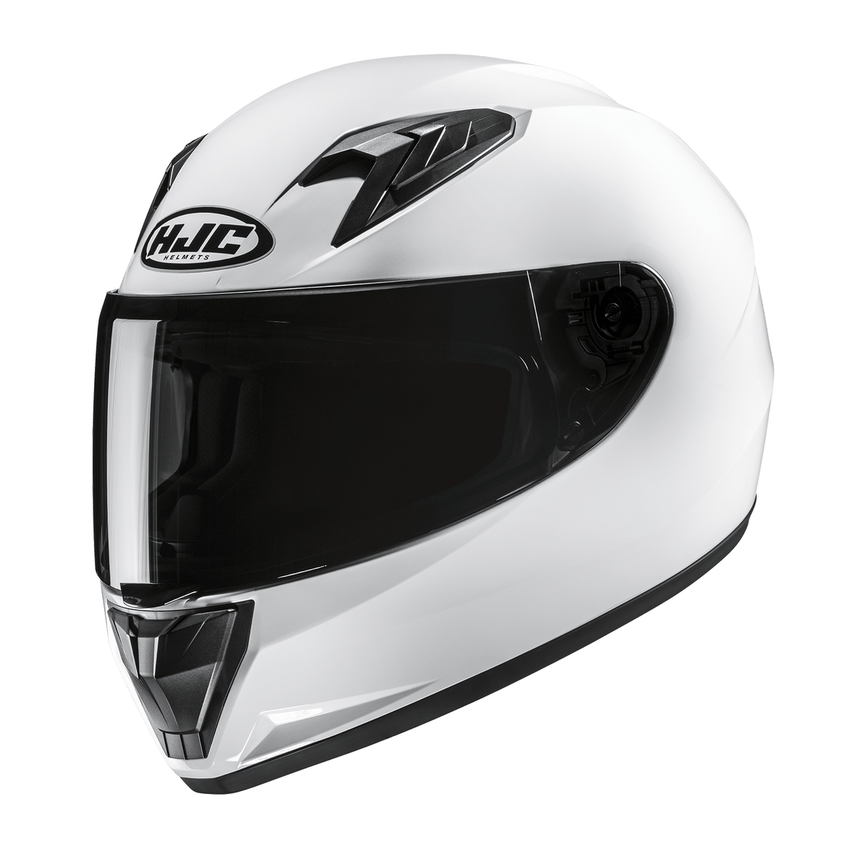 HJC Y10 youth helmet in Pearl White, front product view