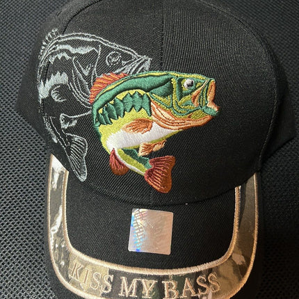 M008 Kiss My Bass Cap Bk