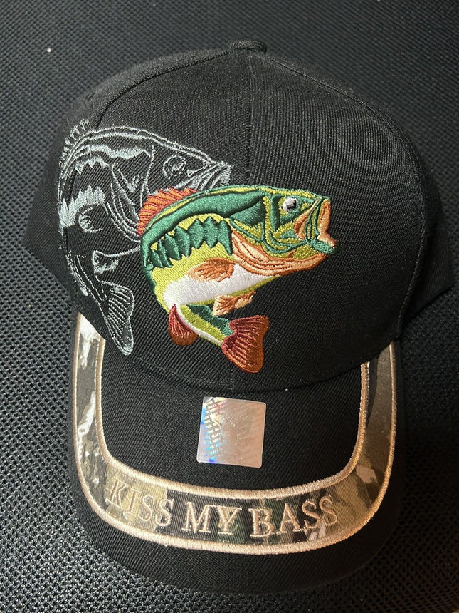 M008 Kiss My Bass Cap Bk