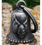 Motorcycle Bell - Vintage Skull with Wings