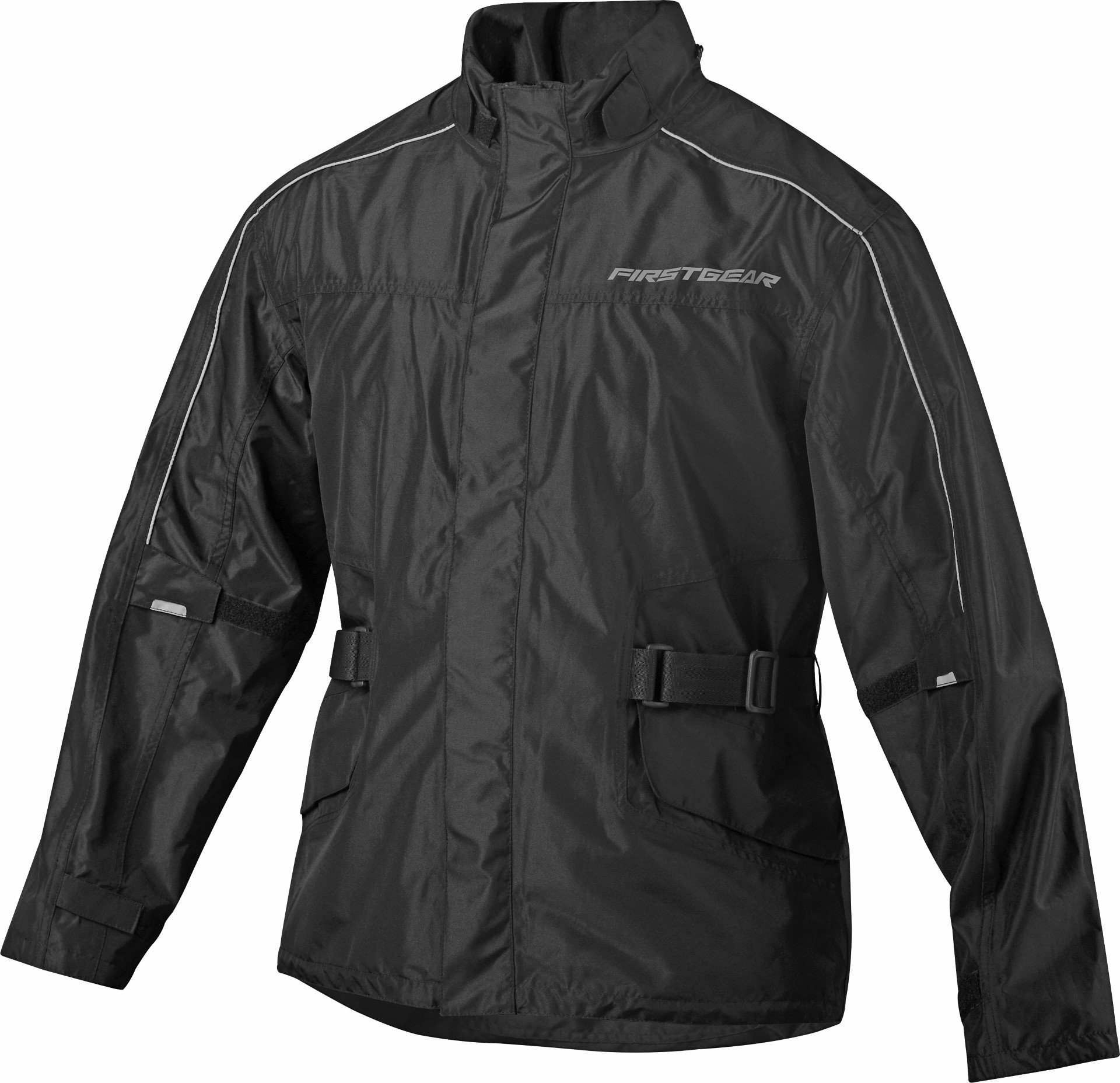 firstgear motorcycle gear FirstGear Rainman Jacket Black