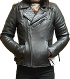 Ladies Lynette Leather Jacket: FEATURES:

Soft Milled Cowhide 1