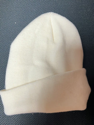 Plain 12" Long Beanie Pearl