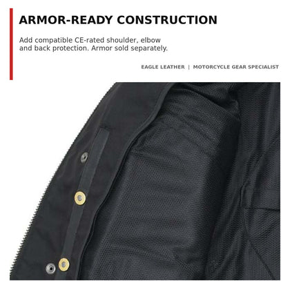 Raider jacket pockets for compatible CE rated armor