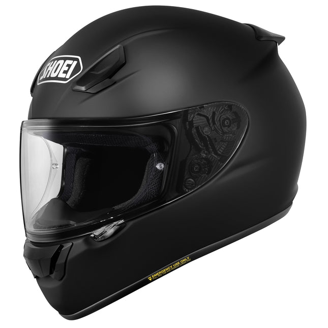 SHOEI RF SR 2 Matte Black full face motorcycle helmet side view