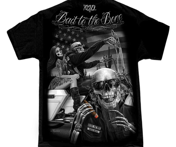 Men's Bad to the Bone Motorcycle Shirt – Eagle Leather