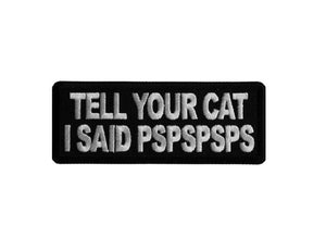 Tell Your Cat Patch