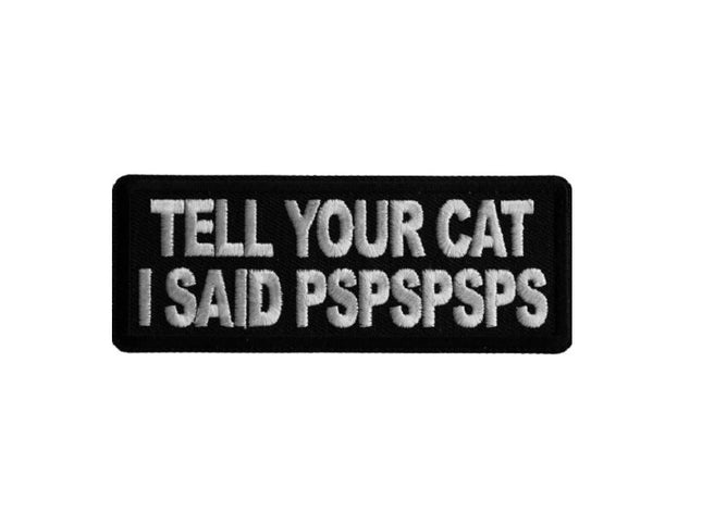 Tell Your Cat Patch
