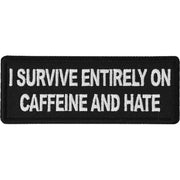 Caffine and Hate Patch embroidered product photo