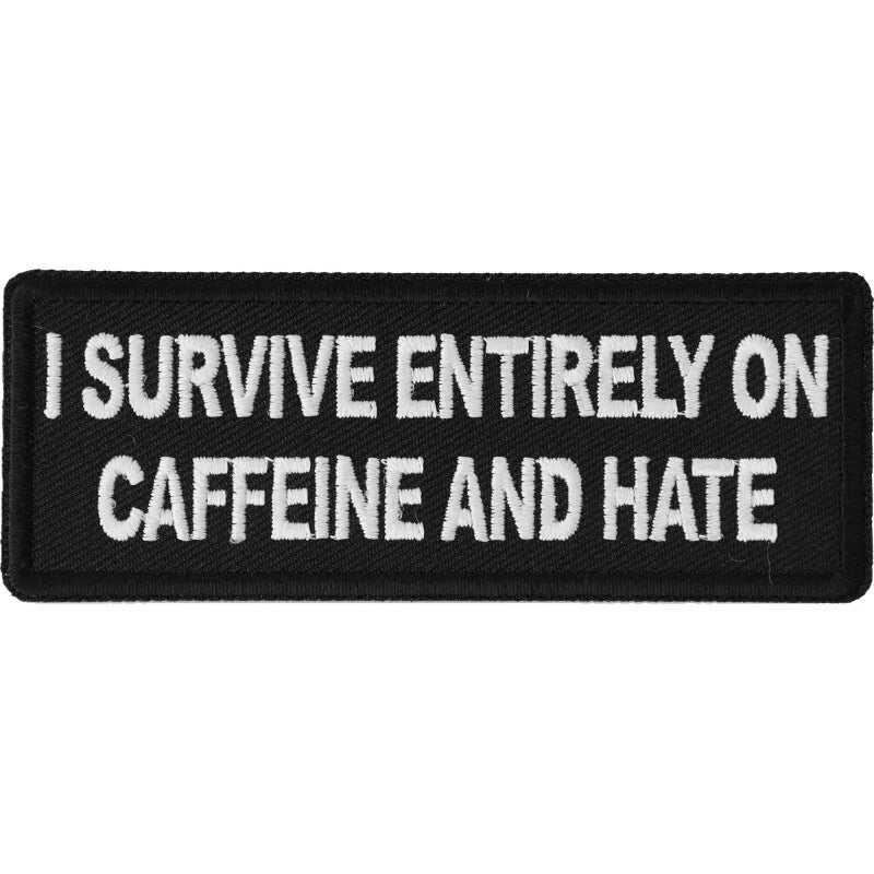 Caffine and Hate Patch embroidered product photo