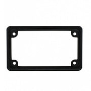 Motorcycle License Plate Frame Black: Black zinc die-cast motorcycle license frame- Long lasting satin black finish- Fits all