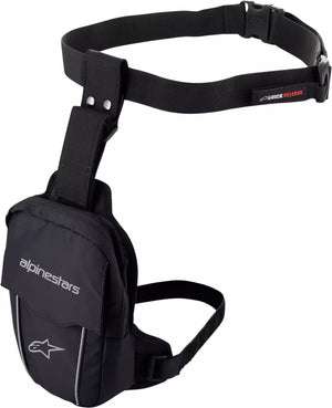 Alpinestars Thigh Bag: Features

Easy access to keys, ID, credit cards, a cell phone, and other small essentials on and off t