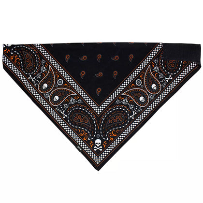 Bandana Black & Orange: Bandana Black &amp; Orange BMBL197