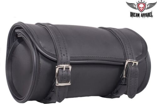 Plain PVC Tool Bag 2 Buckle Black 10-Inch