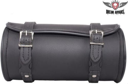 Plain PVC Tool Bag 2 Buckle Black 10-Inch