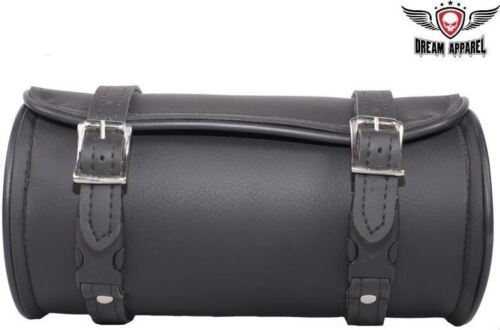 Plain PVC Tool Bag 2 Buckle Black 10-Inch