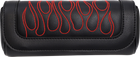 Saddlemen Highwayman Tattoo Tool Pouch with red embroidered flames