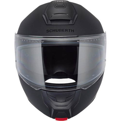 Schuberth CONCEPT Matte Black modular helmet, front view