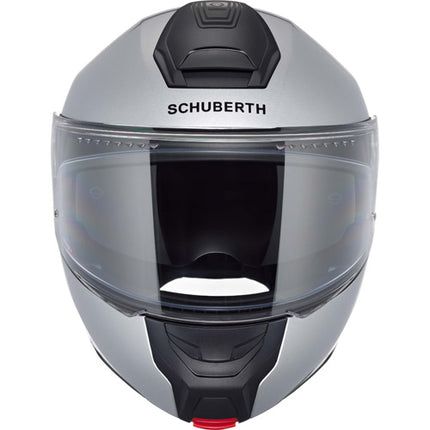Schuberth CONCEPT Silver modular helmet, front view