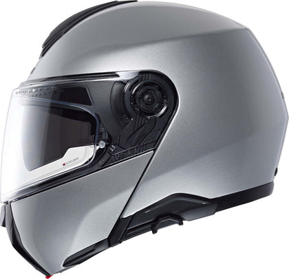 Schuberth CONCEPT modular helmet in Silver, side view