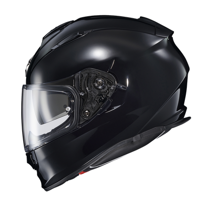 Scorpion EXO Ryzer Solid gloss black helmet alternate view