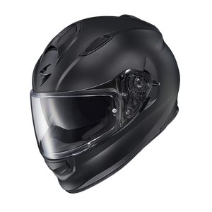 Scorpion EXO Ryzer Solid matte black full face motorcycle helmet