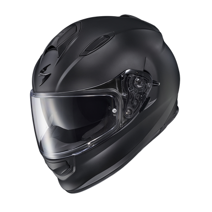 Scorpion EXO Ryzer Solid matte black full face motorcycle helmet