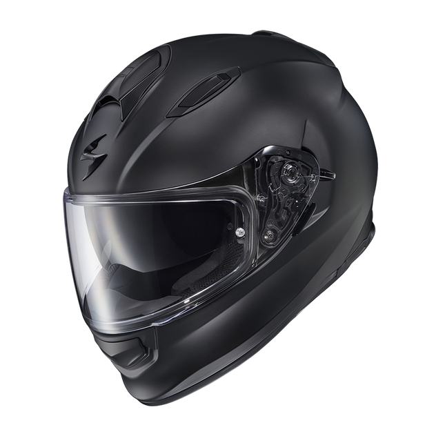 Scorpion EXO Ryzer Solid matte black full face motorcycle helmet