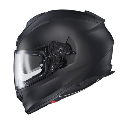 Scorpion EXO Ryzer Solid matte black helmet alternate view