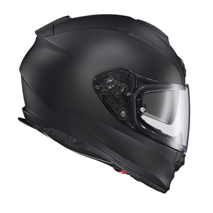 Scorpion EXO Ryzer Solid matte black helmet shell view