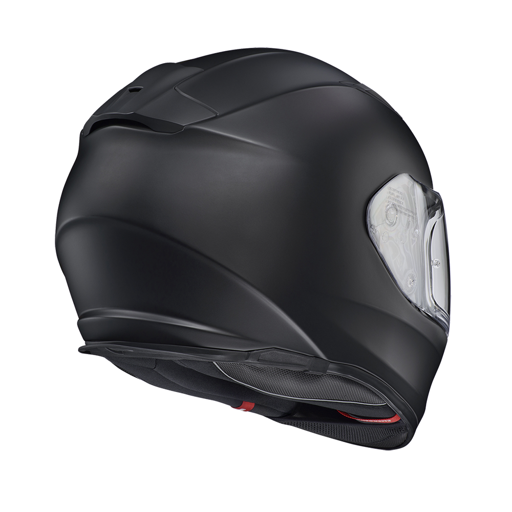 Scorpion EXO Ryzer Solid matte black touring helmet alternate view