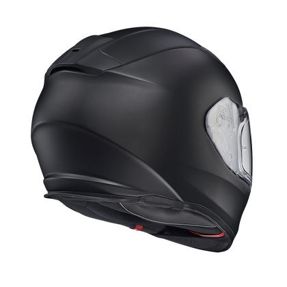Scorpion EXO Ryzer Solid matte black touring helmet alternate view