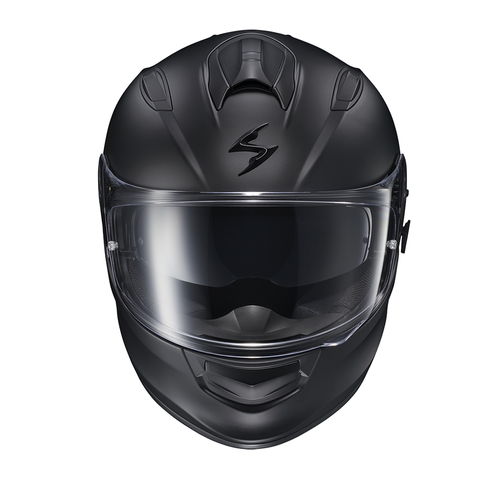 Scorpion EXO Ryzer Solid matte black helmet product view