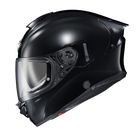 Scorpion EXO-T530 Solid Gloss Black helmet, left profile
