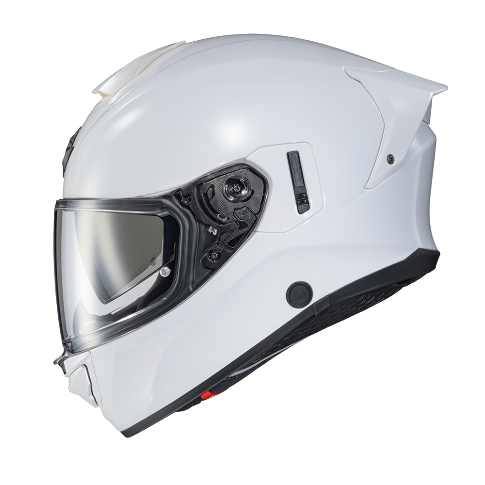 Scorpion EXO-T530 Solid White helmet, left profile
