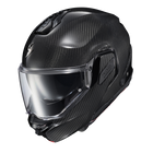 Scorpion EXO-TECH II Carbon Gloss Black modular helmet, three-quarter top view