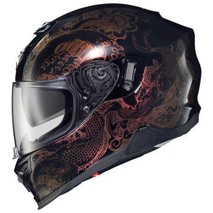 Scorpion EXO-T520 Nama-Sushi Full Face Helmet: Features:

Advanced Polycarbonate shell
Dual Density EPS
Aero-Tuned ventilatio