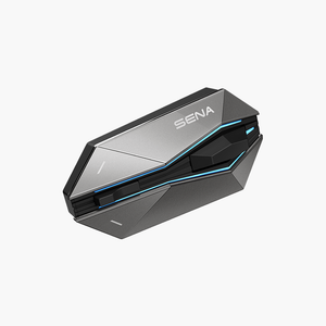 Sena 60X motorcycle communication unit angled side view