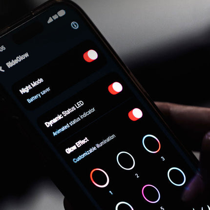 Sena 60X RideGlow illumination and customizable faceplates