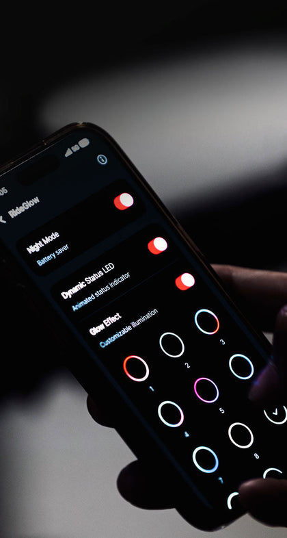Sena 60X RideGlow illumination and customizable faceplates