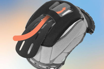 Shoei J Cruise 3 removable interior and crown fit adjustment system