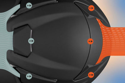 Shoei J Cruise 3 open face helmet ventilation airflow system