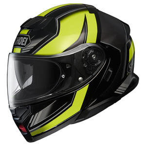 SHOEI Neotec 3 Grasp TC-3 yellow and black, front view
