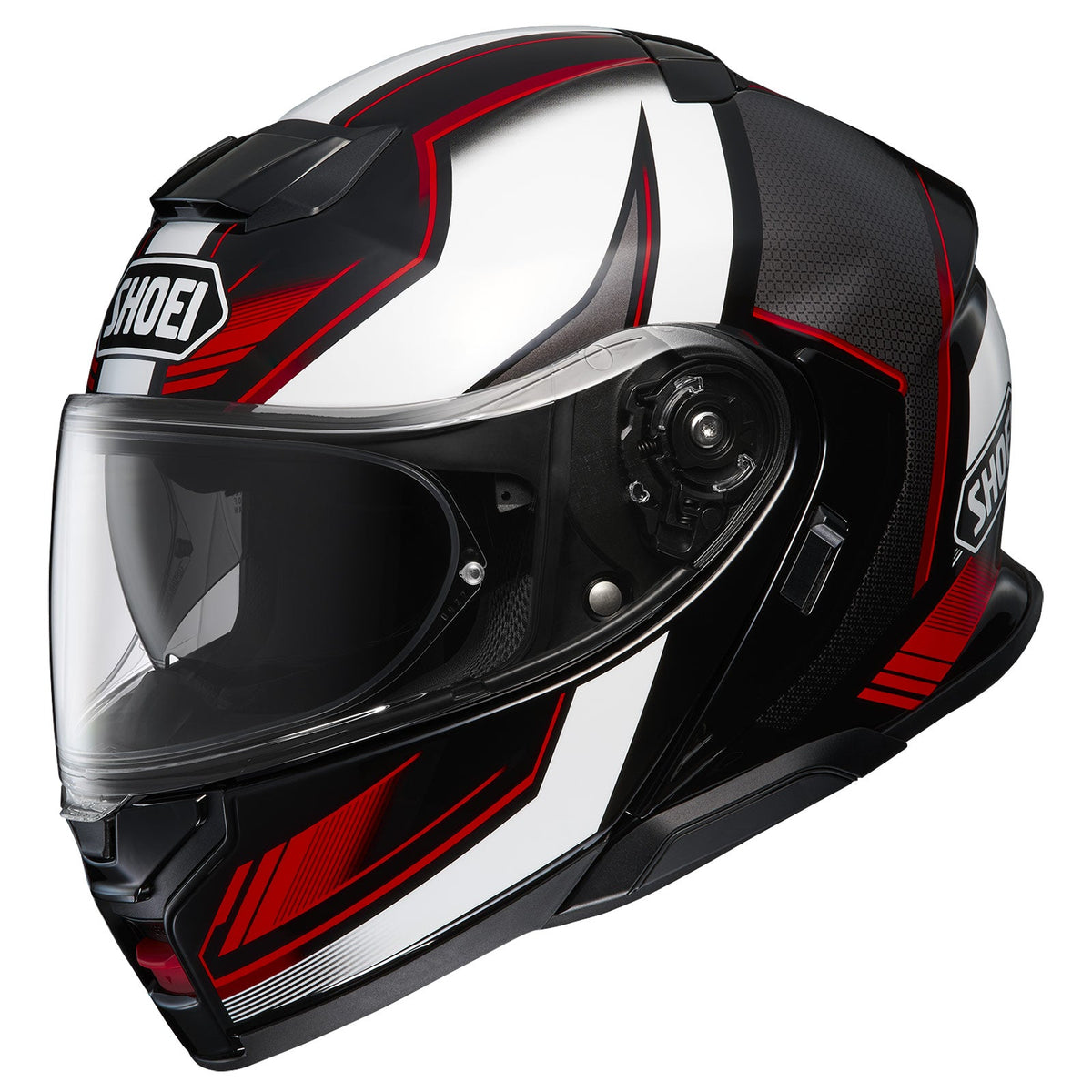 SHOEI Neotec 3 Grasp TC-5 white and black, front view