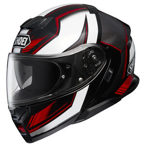 SHOEI Neotec 3 Grasp TC-5 white and black, front view